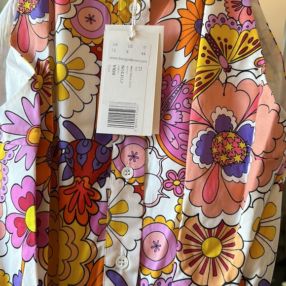 BORGO DE NOR Good Vibes Pink Biba Cotton Dress - Picture 9 of 16